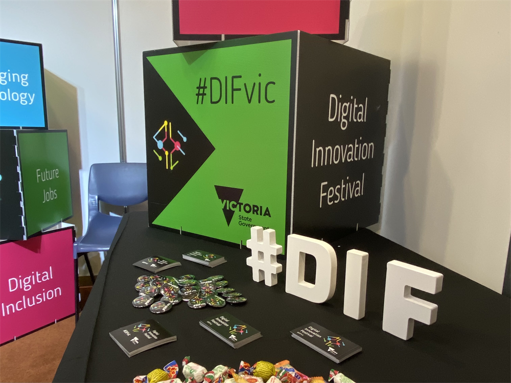 DIF expo booth