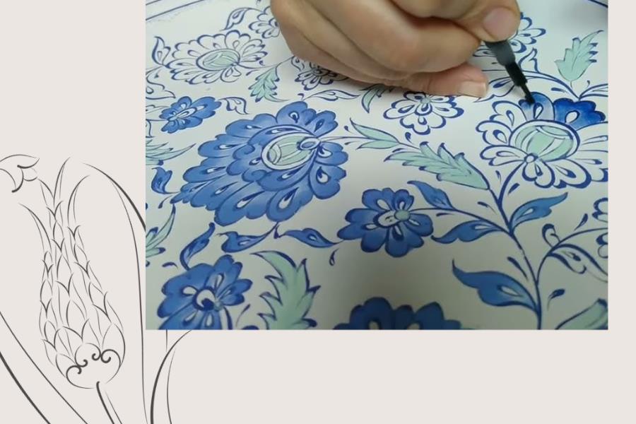 Turkish Ceramic Iznik & Tezhip (Illumination) Class