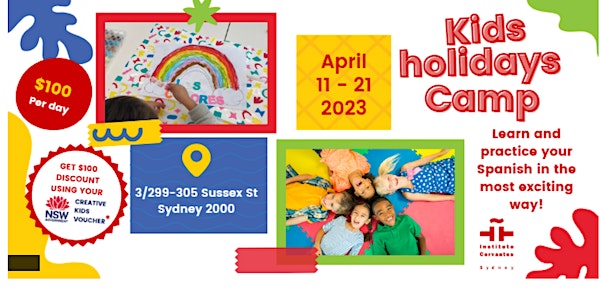 SCHOOL HOLIDAYS SPANISH CAMP FOR KIDS 4 to 11 y.o - AUTUMN 2023