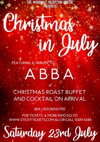 Christmas Day Buffet 2022 Dmv Christmas In July 2022 With Abba Tribute, Woodvale - Live Music